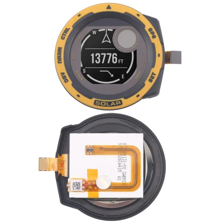 For Garmin Instinct 1 Solar Original LCD Display Screen (Yellow)