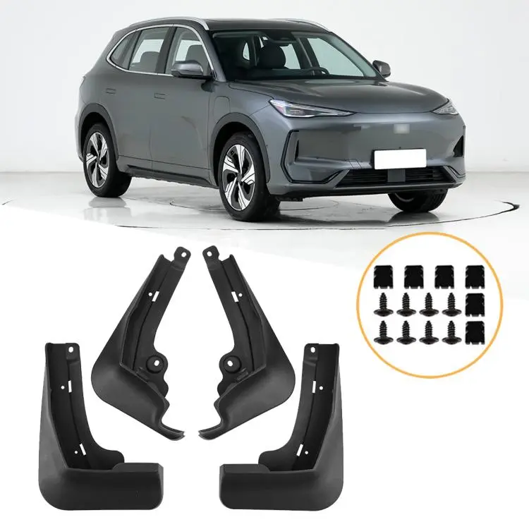 For Geely Galaxy E5 2024 4pcs/Set Car Wheel Splash Flaps Fender Guard