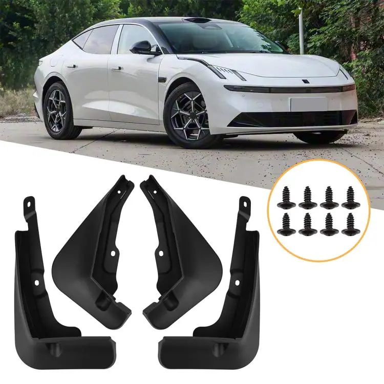For Geely LYNK & CO 10 EM-P 2025 / Z10 2024 4pcs/Set Car Wheel Splash Flaps Fender Guard