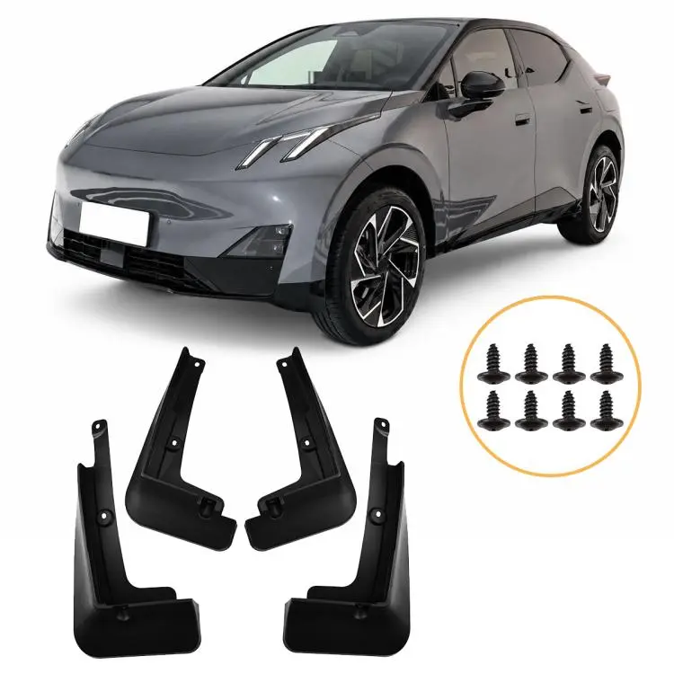 For Geely LYNK & CO Z20 2025 4pcs/Set Car Wheel Splash Flaps Fender Guard