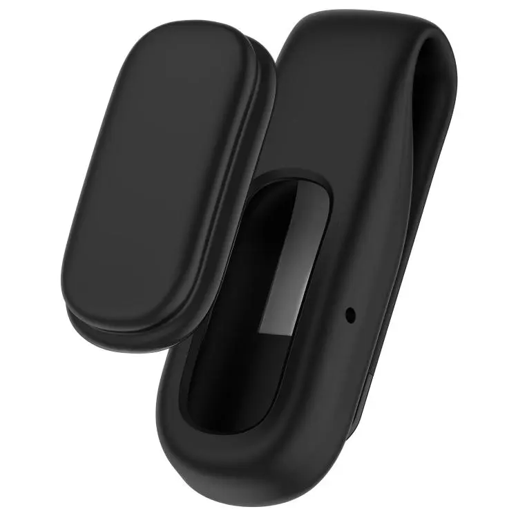 For Google Fitbit Air Silicone Clip Smart Health Wristband Protective Case(Black)