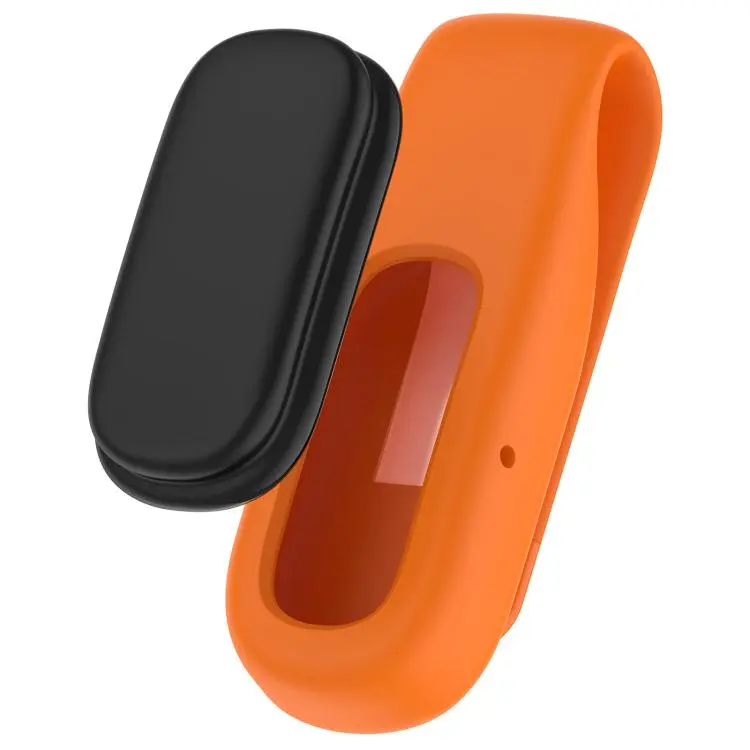 For Google Fitbit Air Silicone Clip Smart Health Wristband Protective Case(Orange)