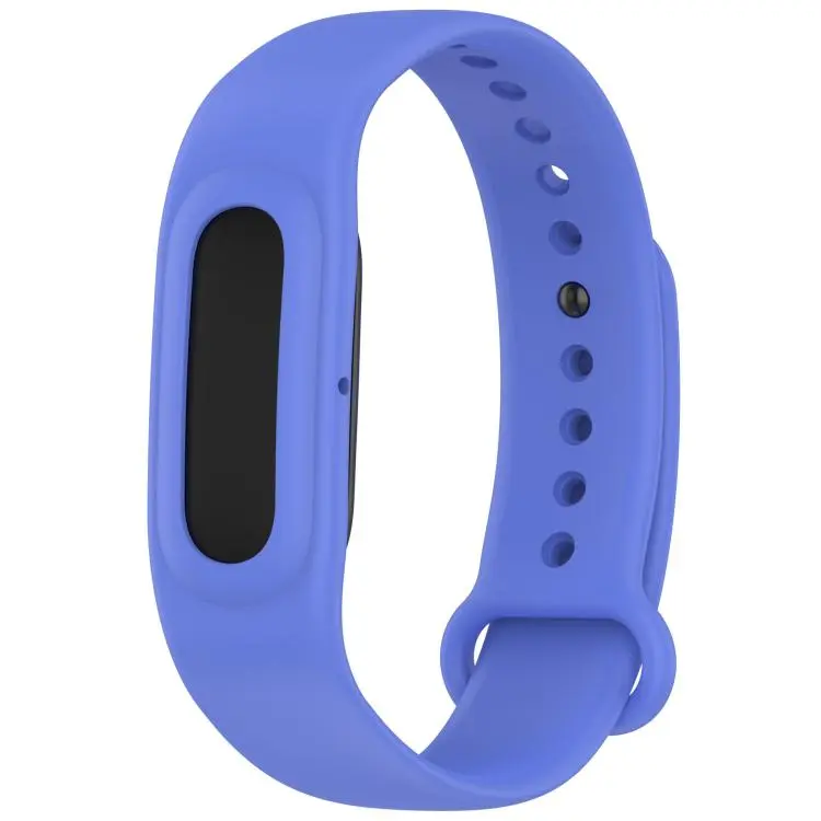 For Google Fitbit Air Watch Frame Integrated Reverse Buckle Silicone Watch Band(Lavender)