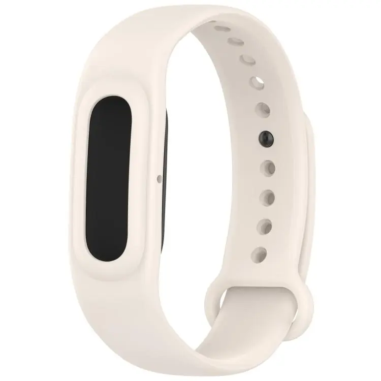 For Google Fitbit Air Watch Frame Integrated Reverse Buckle Silicone Watch Band(Starlight)