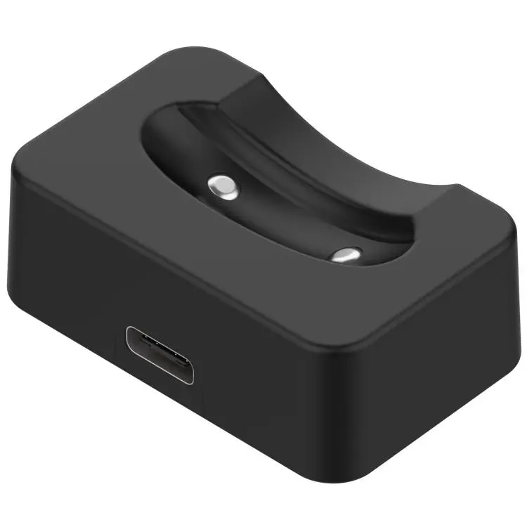 For Google Pixel Watch 4 41mm / 45mm Type-C Port Magnetic Charger Holder Without Charging Cable(Black)