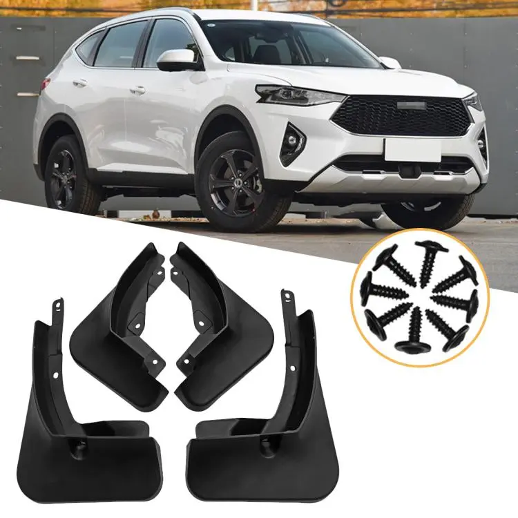 For GreatWall Haval F7 / F7X 2019-2021 4pcs/Set Car Wheel Splash Flaps Fender Guard