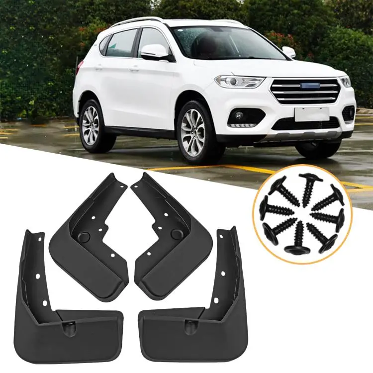 For GreatWall Haval H2 2016-2020 4pcs/Set Car Wheel Splash Flaps Fender Guard