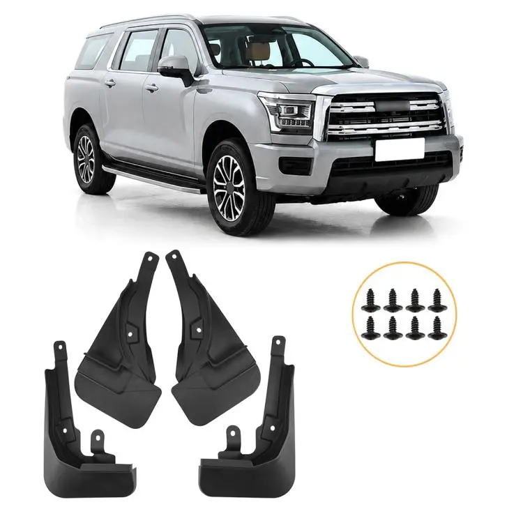 For GreatWall Haval H5 with Pedal 2024 4pcs/Set Car Wheel Splash Flaps Fender Guard