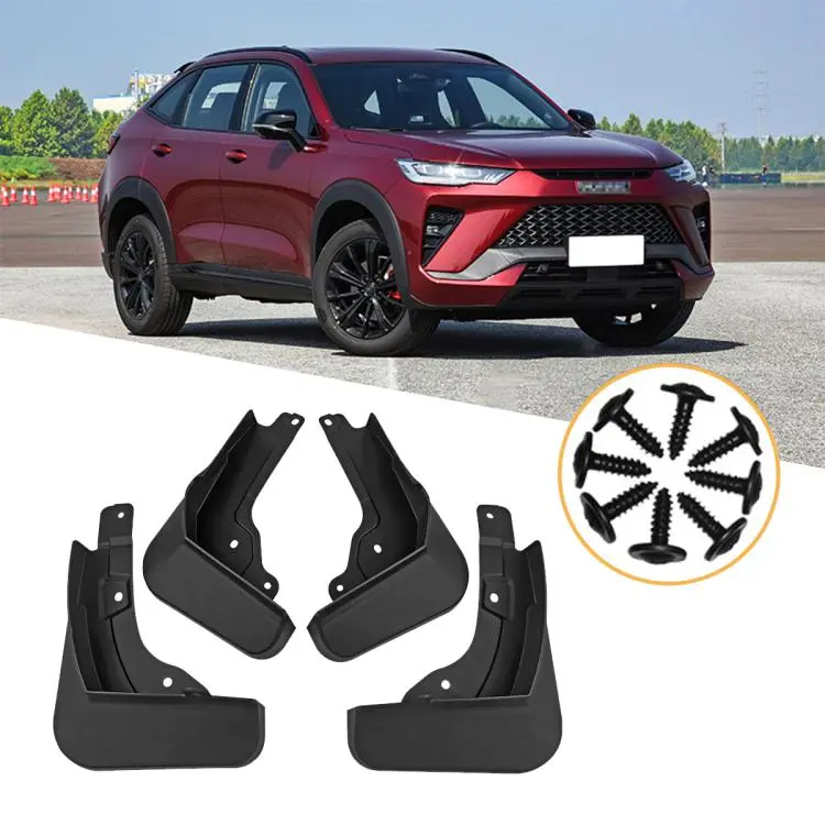 For GreatWall Haval H6 GT 2022 4pcs/Set Car Wheel Splash Flaps Fender Guard
