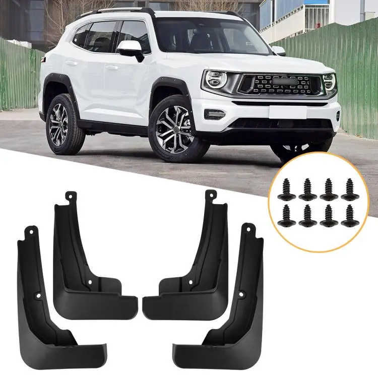 For GreatWall Haval H7 2023-2025 4pcs/Set Car Wheel Splash Flaps Fender Guard