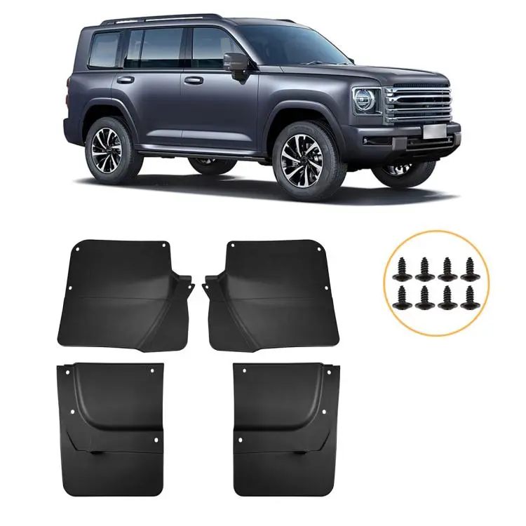 For GreatWall Haval H9 2024 4pcs/Set Car Wheel Splash Flaps Fender Guard