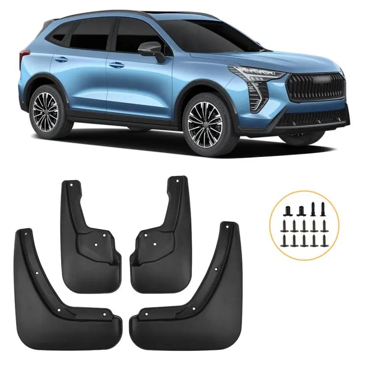 For GreatWall Haval Jolion 2024 4pcs/Set Car Wheel Splash Flaps Fender Guard