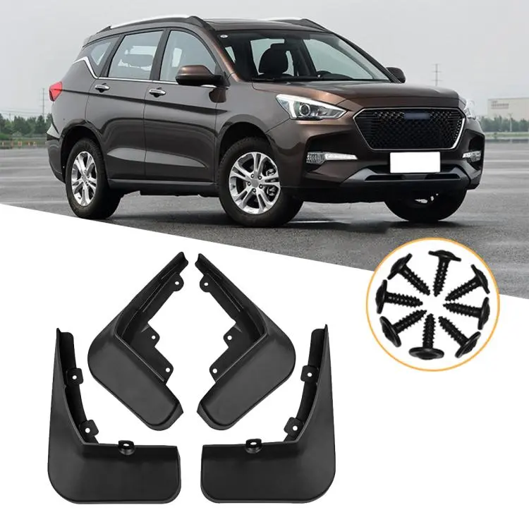For GreatWall Haval M6 2017-2019 4pcs/Set Car Wheel Splash Flaps Fender Guard