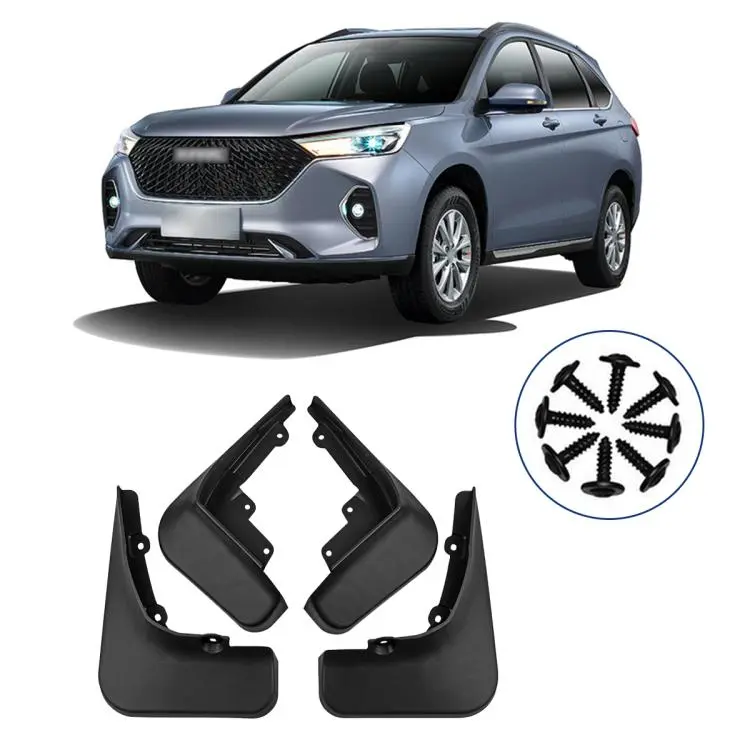 For GreatWall Haval M6 Plus 2021-2023 4pcs/Set Car Wheel Splash Flaps Fender Guard