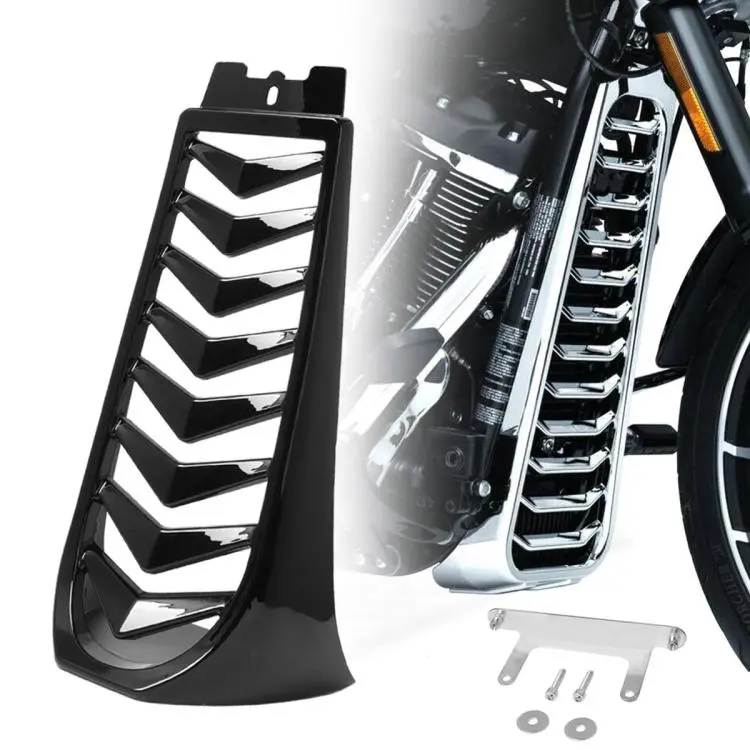For Harley-Davidson Softail Modified Frame Blade-style Air Deflector(Black)