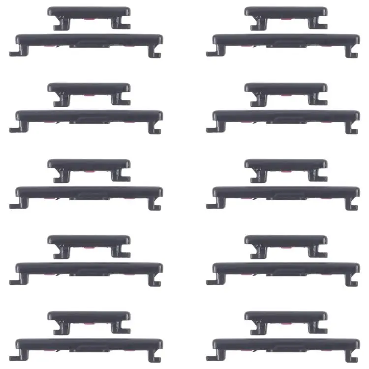 For Honor 100 Pro 10pairs Original Power Button and Volume Control Button (Black)