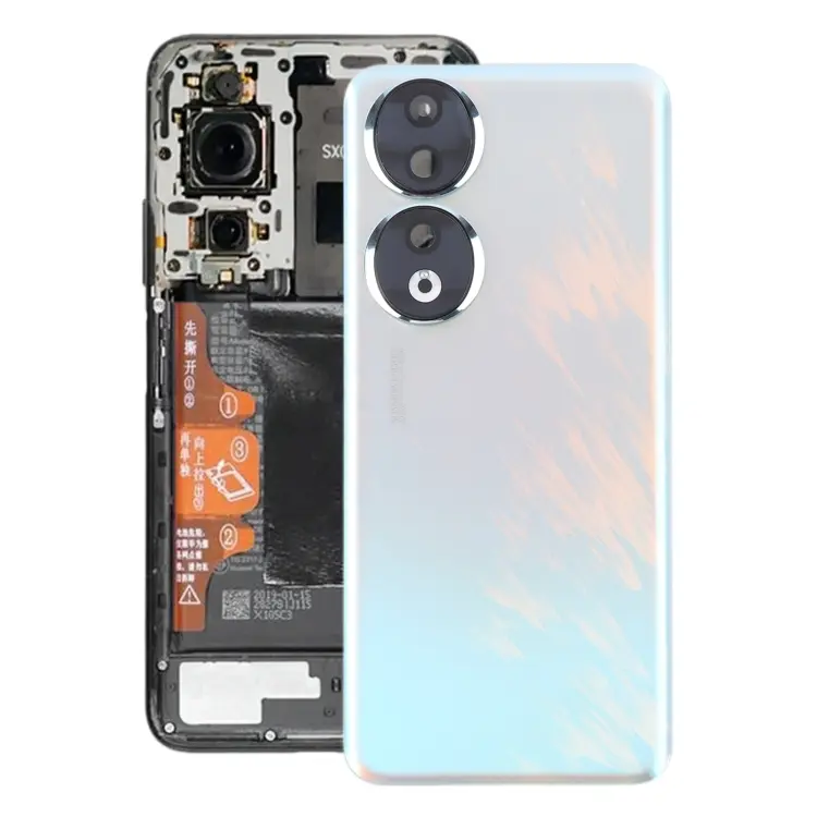 For Honor 90 Battery Back Cover with Camera Lens Frame(Blue)