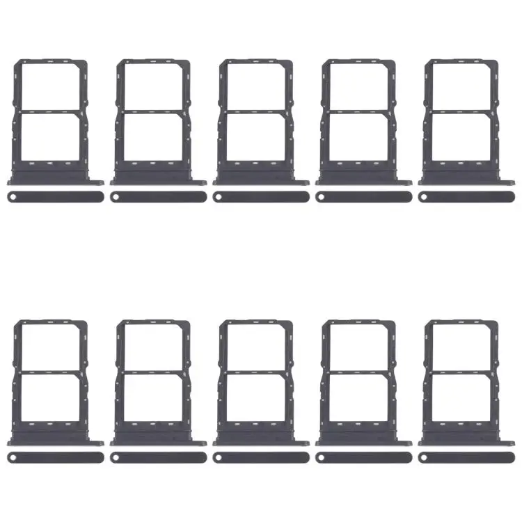 For Honor X5 Plus 10pcs Original SIM Card Tray + SIM Card Tray (Black)