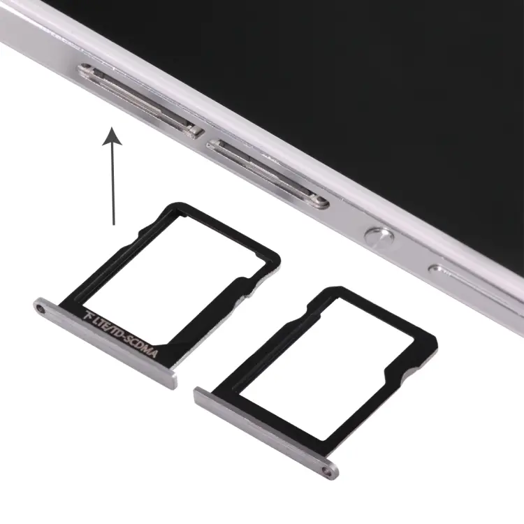 For Huawei Ascend P7 Micro SIM Card Tray + Micro SD Card Tray (Black)