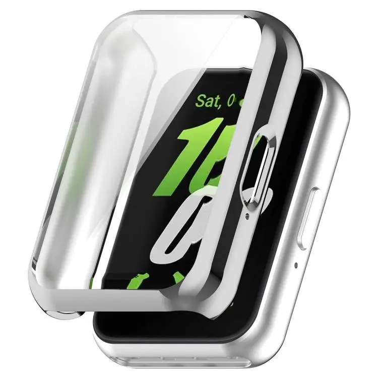 For Huawei Band 11 Pro / 11 Pro NFC xDfind Full-Coverage Electroplated TPU Watch Case(Silver)