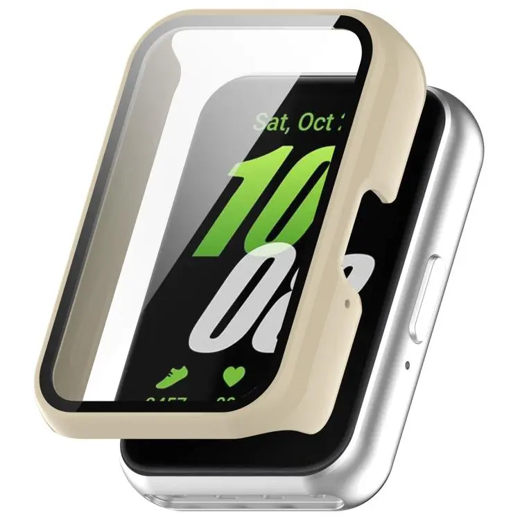 For Huawei Band 11 Pro / 11 Pro NFC xDfind Tempered Film Integrated PC Watch Protective Case(Ivory)