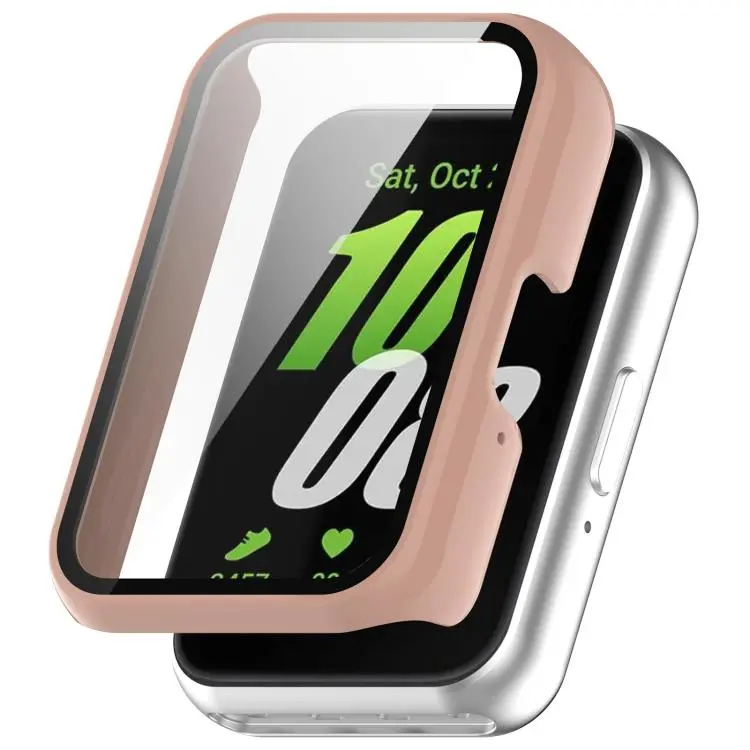 For Huawei Band 11 Pro / 11 Pro NFC xDfind Tempered Film Integrated PC Watch Protective Case(Pink)