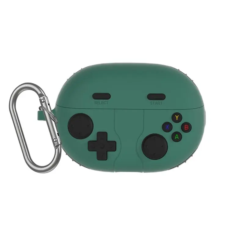 For Huawei FreeBuds Pro 5 XDcase Retro Game Console Style Silicone Earbuds Case(Green)