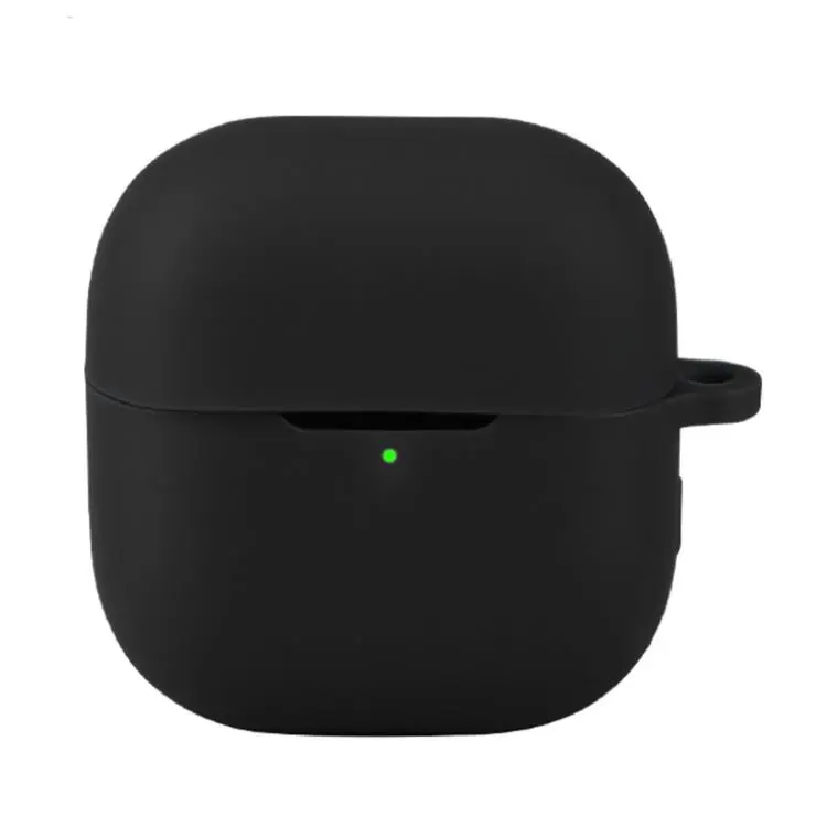 For Huawei FreeClip 2 Solid Color Silicone Earphone Protective Cover(Black)