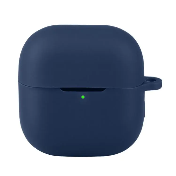 For Huawei FreeClip 2 Solid Color Silicone Earphone Protective Cover(Navy Blue)