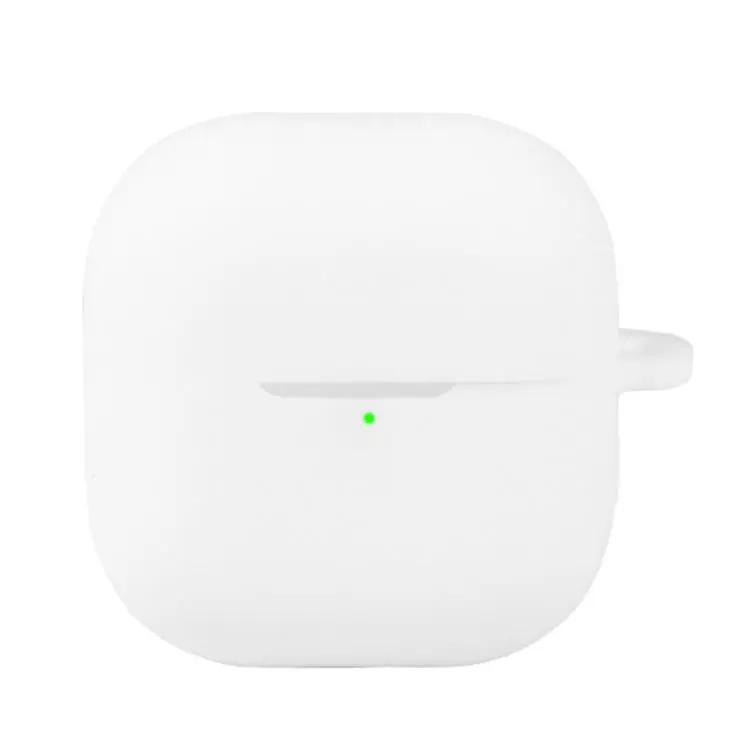 For Huawei FreeClip 2 Solid Color Silicone Earphone Protective Cover(White)