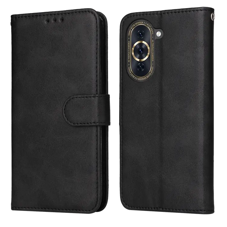 For Huawei nova 10 Classic Calf Texture Flip Leather Phone Case(Black)