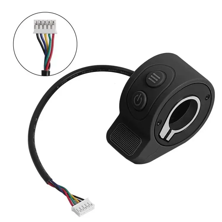 For HX X6 20cm Scooter Finger Picks Speed Controller Throttle Knob Assembly Accessories(Black)
