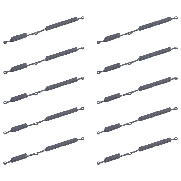 For Infinix Hot 10 X682 10 PCS/Pack OEM Power Button and Volume Control Button (Black)
