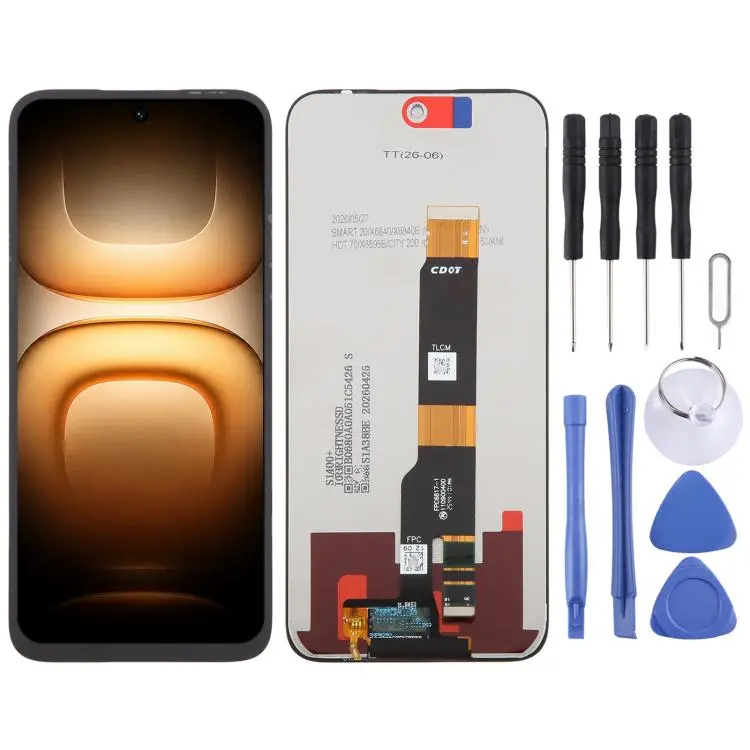 For Infinix Hot 70 X6895B OEM LCD Screen with Digitizer Full Assembly