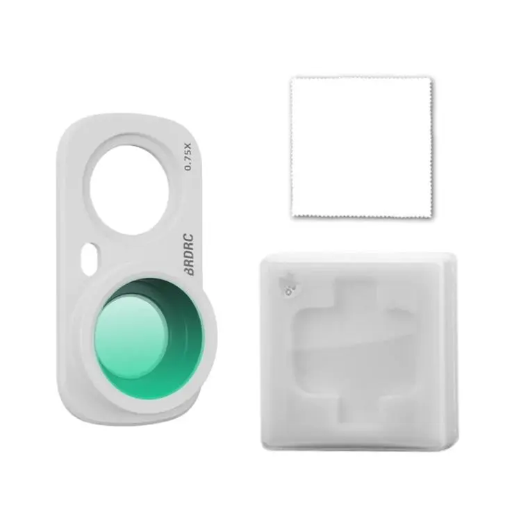 For Insta360 Luna Ultra BRDRC 115 Degree External Wide-Angle Lens(White)