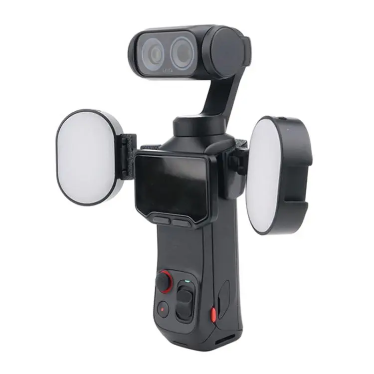 For Insta360 Luna Ultra Mini LED Fill Light 360 Rotation Adjustable Color Temperature Light(Black)