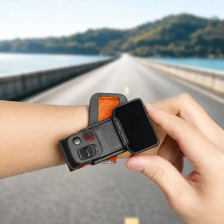 For Insta360 Luna Ultra Wrist Strap Mount Holder Remote Screen Rotating Bracket, Style