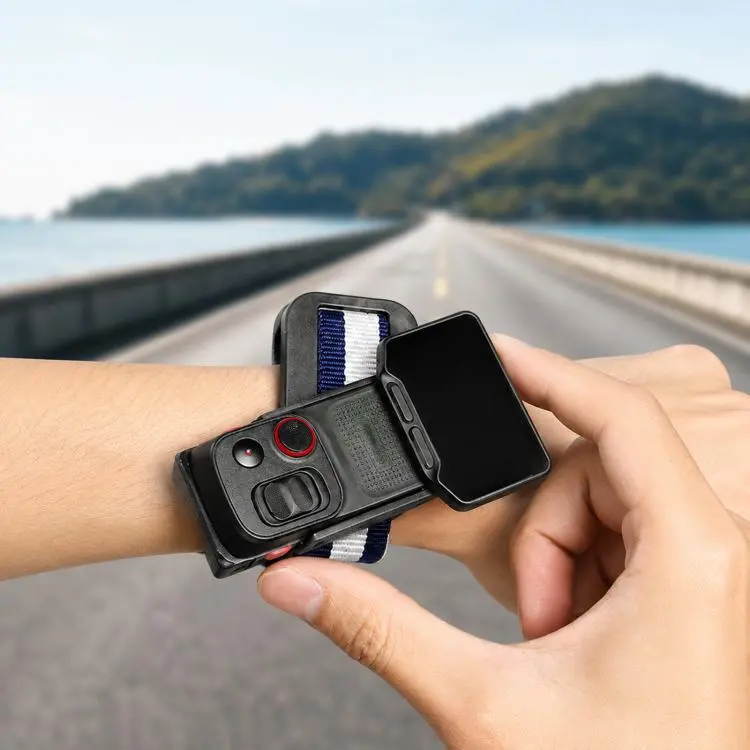 For Insta360 Luna Ultra Wrist Strap Mount Holder Remote Screen Rotating Bracket, Style