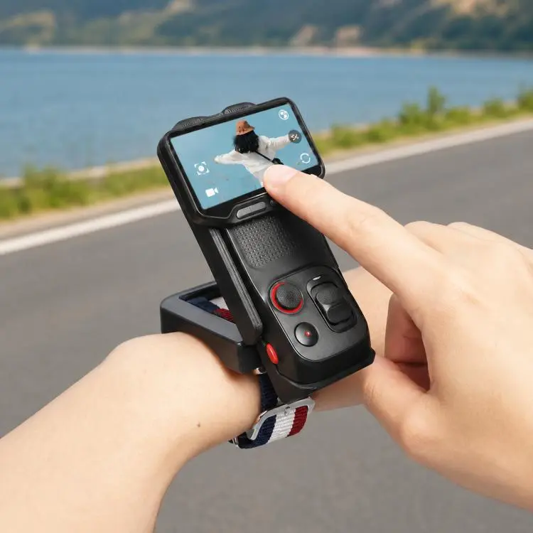 For Insta360 Luna Ultra Wrist Strap Mount Holder Remote Screen Rotating Bracket, Style