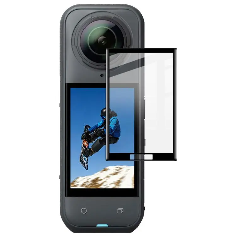 For Insta360 X5 imak Action Camera 3D Curved Tempered Glass Film