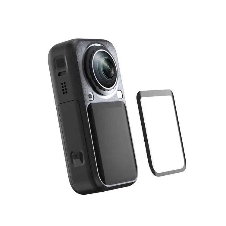 For Insta360 X6 BRDRC Dustproof Tempered Glass Screen Protector(Transparent)