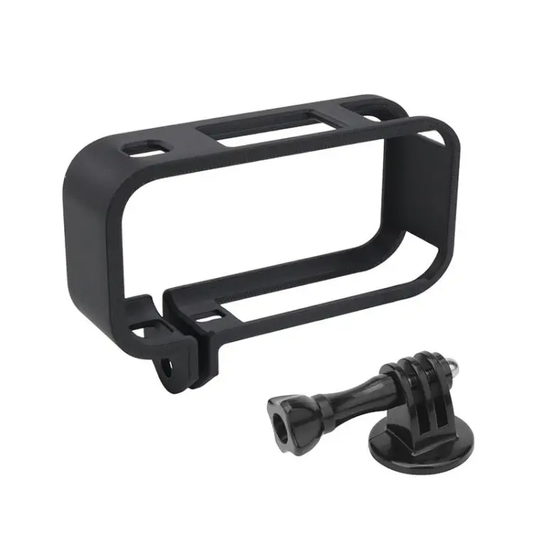 For Insta360 X6 Camera Protective Frame with 1/4 Screw Mount(Horizontal Frame Black)