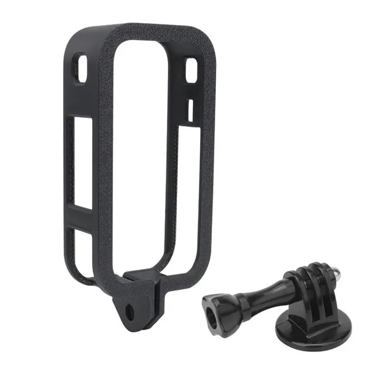 For Insta360 X6 Camera Protective Frame with 1/4 Screw Mount(Vertical Frame Black)