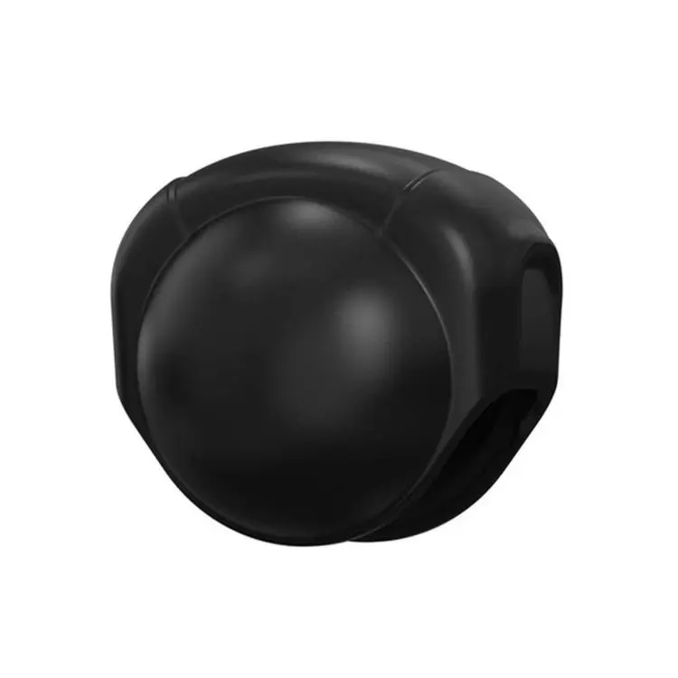 For Insta360 X6 Flymile Action Camera Dustproof Silicone Lens Cover(Black)