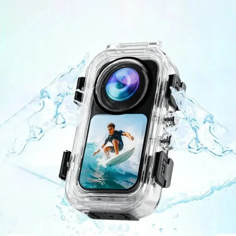 For Insta360 X6 Magnetic Quick Release Invisible Waterproof Housing 60m/197f Dive Case with Anti-Fog Inserts