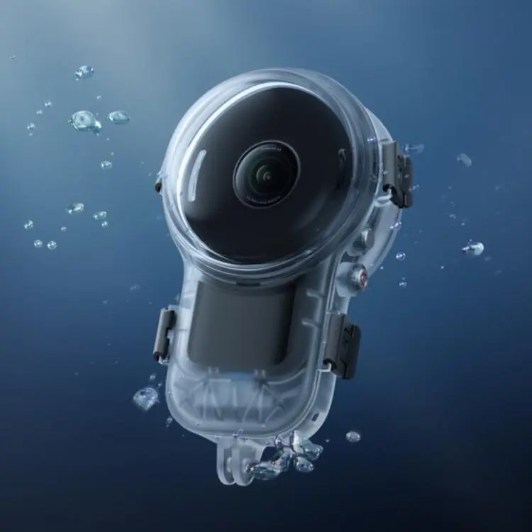 For Insta360 X6 Professional Invisible Dive Housing 60m Waterproof Case(Transparent)