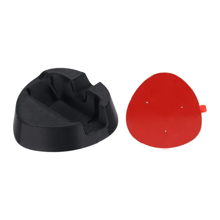 For Insta360 X6 Silicone Camera Base Non-Slip Mount(Black + Adhesive)
