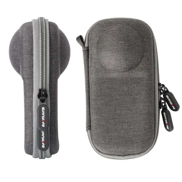 For Insta360 X6 Sunnylife Portable Carrying Case Mini Body Protective Bag (Grey)
