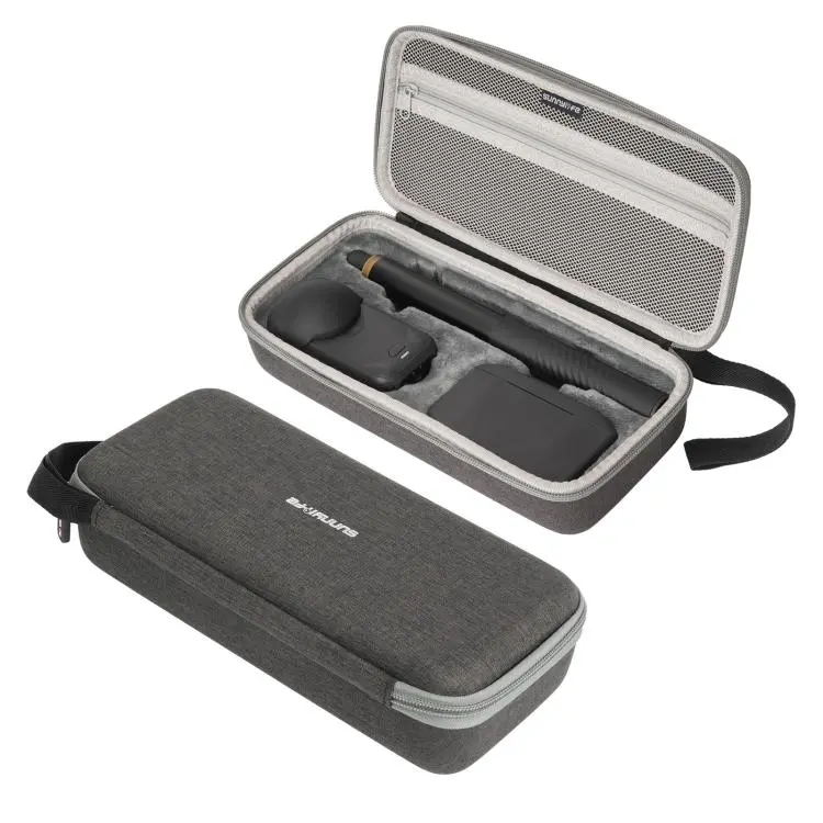 For Insta360 X6 Sunnylife Portable Carrying Protective Bag Essentials Bundle Case (Grey)