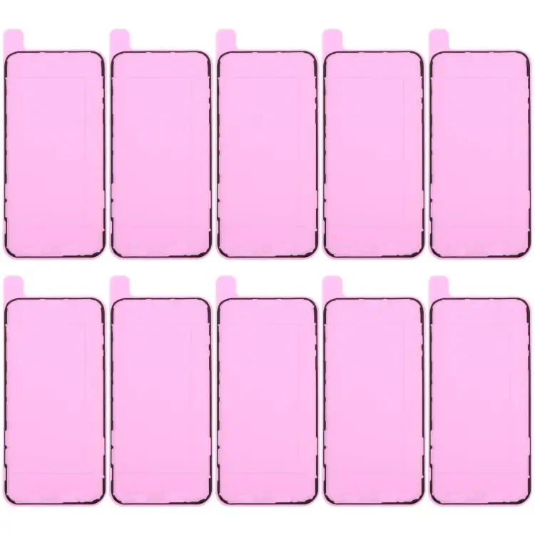 For iPhone 11 10pcs OEM LCD Frame Bezel Waterproof Adhesive Gasket, Airtightness Test Compatible